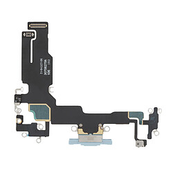 Avis Avizar Clappio Connecteur de Charge pour Apple iPhone 15, Port USB C + Microphone Bleu Pâle