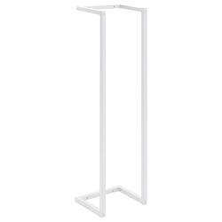 Helloshop26 Porte-serviette salle de bain universel 95 cm acier blanc 02_0001639