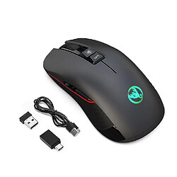 Universal T30 2,4 GHz souris sans fil optique rechargeable Souris de jeu silencieuse 3600dpi souris ergonomiques LED