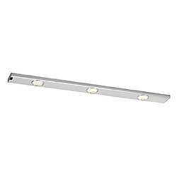 réglette à led 3 x 8,5 w plate aluminium intérieure aric bart