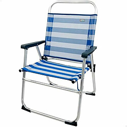 Chaise Pliante Color Baby Marin Aluminium Blanc Blue marine