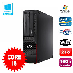 PC Fujitsu Esprimo E910 0-Watt Core I5-2400 16Go 2To Graveur WIFI Win 7 Pro - Occasion