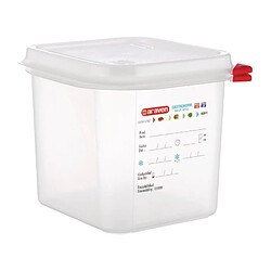 Boîte Alimentaire 2,6 Litres GN 1/6 - Lot de 4 - Araven