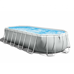 Intex Piscine tubulaire ovale prism frame 6m10 x 3m05 x1m22 pas cher