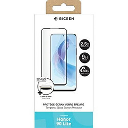 Protection d écran 2,5D en verre trempé BigBen Connected pour Honor 90 Lite GRS Transparent + SmartFrame pas cher