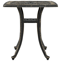 Acheter vidaXL Table de jardin bronze 53x53x53 cm aluminium coulé