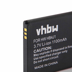 Vhbw Batterie LI-ION 1100mAh pour HUAWEI Ideos X3 Lidl Handy remplace HB4J1 / HB4J1H