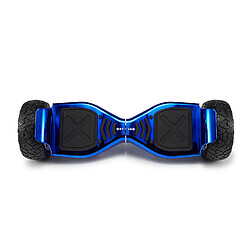 YOMME MOBILITÉ Hoverboard 8.5 Pouces Tout-Terrain - Bleu Chromé pas cher