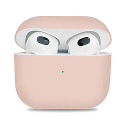 Coque en silicone séparable rose clair pour votre Apple AirPods 3