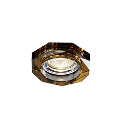 Inspired Downlight encastré avec jante hexagonale profonde uniquement bronze, nécessite 100035310 pour compléter l'article