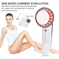 Chrono Masseur pour le visage Masseur brûlant les graisses EMS LED Galvanic Ion Facial Beauty Machine Ultrasonic Weight Loss Anti Cellulite Skin Care Massager