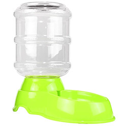 Wewoo Distributeur d'Eau Animaux vert 3.5L Pet Gravity Waterer Chiens Chats En Plastique Auto-Dispensing Gravity Feeder