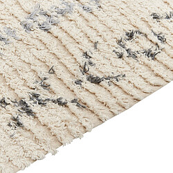 Acheter Beliani Tapis en coton 80 x 150 cm beige DISPUR