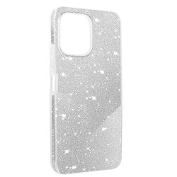 Avizar Coque pour Xiaomi Redmi 12 Paillette Silicone Semi rigide Fine Argent