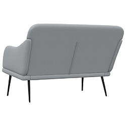 Acheter vidaXL Banc Gris clair 110x76x80 cm Tissu