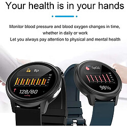 Avis Chrono Montre Connectée de température corporelle E80 Smartwatch Mode multisports ECG + PPG Fitness Tracker Montre Connectée(Rouge)