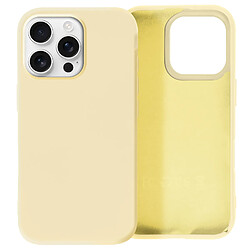 Avizar Coque pour iPhone 16 Pro Semi-rigide Soft-touch Anti-traces Jaune