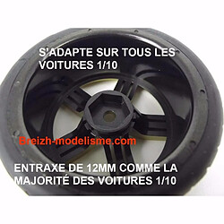 2 Roues AV et ARR pour Buggy / Truggy 1/10 - Absima 2500014