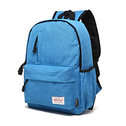 Wewoo Sacoche pour ordinateur portable bleu bébé MacBook 13,3 pouces et moins, Samsung, Lenovo, Sony, DELL Alienware, CHUWI, ASUS, HP étudiants, petite taille: 37x26x12cm, en toile multifonction Sac à dos à bandoulière universel