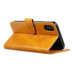 Acheter Wewoo Housse Coque Pour iPhone XR GUSSIM en cuir à rabat horizontal magnétique avec support et fentes cartes et portefeuille noir