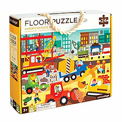 Petit collage Floor Puzzle, chantier de construction, 24 piAces - grand puzzle pour enfants, Le puzzle de construction terminA mesure 18 x 24 - Fait une excellente idAe cadeau pour les enfants de 3 ans et plus