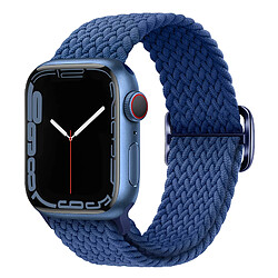 Avizar Bracelet pour Apple Watch 41mm / 40mm / 38 mm Nylon Tressé Respirant bleu