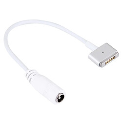 Wewoo Pour Ordinateur Portable 5 Broches T Style MagSafe 2 Mâle à 5.5x2.5mm Interfaces Femme Adaptateur Secteur