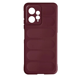 Avizar Coque pour Xiaomi Redmi Note 12 4G Silicone Gel Robuste et Antichoc Bordeaux