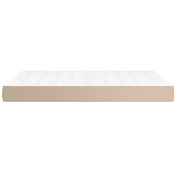 Avis Maison Chic Matelas de lit à ressorts ensachés, Matelas doux Cappuccino 140x190x20 cm -GKD72874