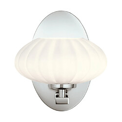 Elstead Lighting Applique murale Salle de bains Kichler Acier,verre opale gravé satiné Chrome poli pas cher