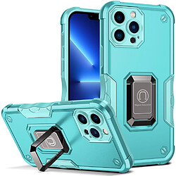 Coque en TPU antichoc avec béquille Menthe verte pour votre iPhone 13 Pro Max 6.7 pouces