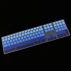 Avis ordinateur portable clavier protecteur film pour imac filaire clavier USB a1243 dégradé bleu