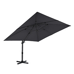 Avis AXI Apollo Premium Parasol Déporté Gris/Anthracite - Parasol Déporté Rectangulaire 300x300cm - Parasol Pied Déporté, structure aluminium - Rotation 360 - Parasol Déporté Inclinable - Résistant aux UV