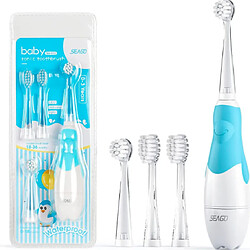 Brosse à dents sonique pour enfants SEAGO SG-513 Blue, bleu, 1xAA 1.5V (non inclus), 4 embouts