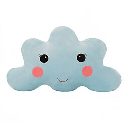 Universal Nouveau nuage peluche oreiller dessin animé super doux kawaii sourire coton peluche jouet 4 couleurs nuage lavable bébé fille enfant cadeau | oreiller de luxe (60 * 33)