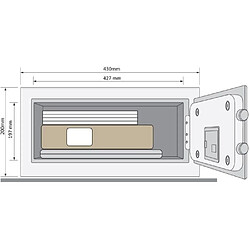 Coffre fort Yale - YLG/200/DB2 pas cher