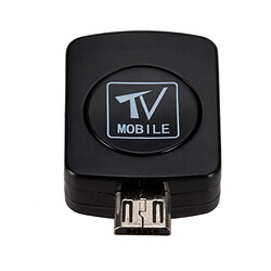 Wewoo Micro USB DVB-T Récepteur de clé tuner mobile numérique dongle pour téléphone Android (noir) pas cher