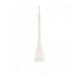 Ideal Lux Suspension Blanche FLUT 1 ampoule Diamètre 10 Cm