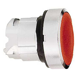 tête de bouton poussoir lumineux - diamètre 22 mm - orange - schneider electric zb5aw553