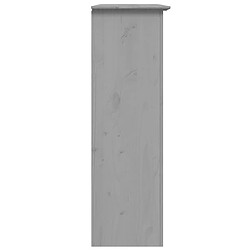 Acheter vidaXL Armoire avec portes vitrées BODO gris bois de pin massif