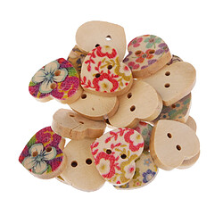 Boutons de couture en bois