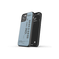 Avis Diesel Coque pour Apple iPhone 12 / 12 Pro Gamme Barcode Denim en TPU Bleu