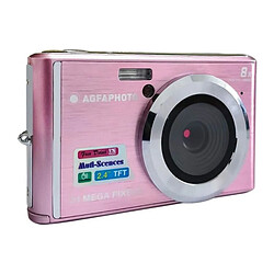 AGFA PHOTO Realishot DC5200 - Appareil Photo Numerique Compact 21 MP, 2.4 LCD, Zoom Digital 8x, Batterie Lithium Rose