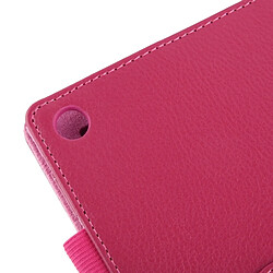 Acheter Wewoo Housse Étui Magenta pour Sony Xperia Tablet Z2 10.1 Litchi Texture en cuir avec support