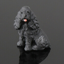 Acheter 1/64 Miniature Chien Mini Figure Poupée Scène De Rue Modèle StyleB Noir