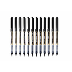 Uni Ball Biros à encre liquide Uni-Ball Rollerball Eye Broad UB-150 Noir 12 Unités