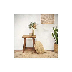 Avis Aubry Gaspard Pouf en sisal naturel.