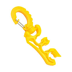 Support De Tuyau Triple BCD Sous-marin Pour Plongée Avec Clip Pliant Snap Jaune pas cher