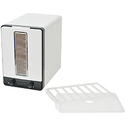 Acheter vidaXL Déshydrateur alimentaire avec 10 plateaux 550 W Blanc