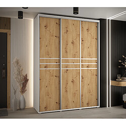 Abiks Meble Armoire Davos 10 À Portes Coulissantes 235,2/180/45 3 Portes